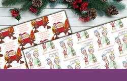 Personalised Humorous Christmas Gift Wrap