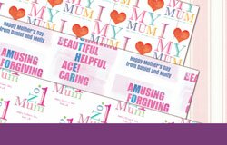 Personalised Typography Mother's Day Wrap